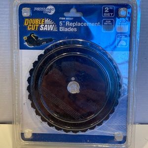 NIP Portland Saw Double Cut Saw 5” Replacement Blades Item #68327
